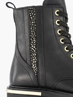 Kinderen Limelight girl Zwarte Leren Veterboot
