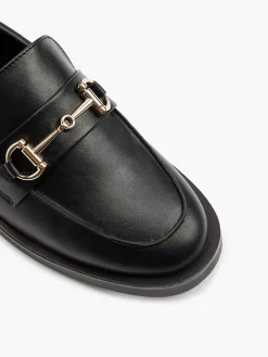 Dames Graceland Zwarte Loafer Sierketting