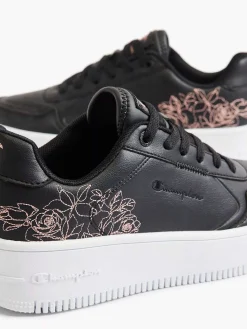 Dames Champion Zwarte Low Cut Shoe Rebound