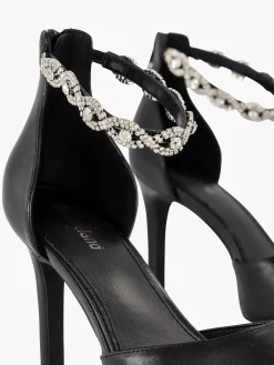 Dames Graceland Zwarte Pump Steentjes