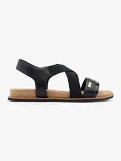 Dames Esprit Zwarte Sandaal