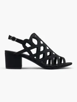 Dames Graceland Zwarte Sandalette