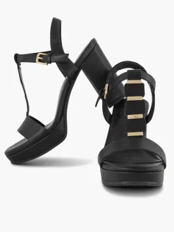 Dames Graceland Zwarte Sandalette
