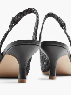 Dames Graceland Zwarte Slingback Pump