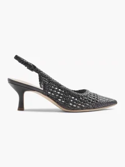 Dames Graceland Zwarte Slingback Pump