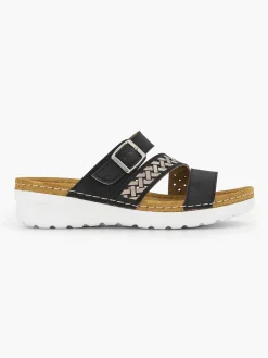 Dames Easy Street Zwarte Slipper