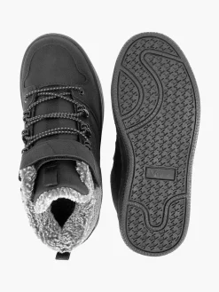 Kinderen Vty Zwarte Sneaker Gevoerd
