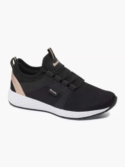 Dames Bench Zwarte Sneaker Memory Foam