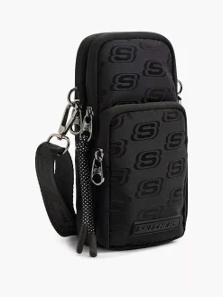 Dames Skechers Zwarte Telefoontas