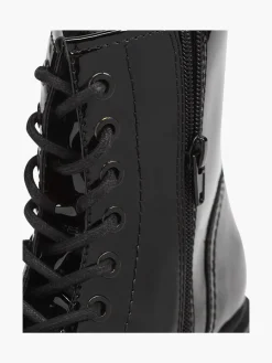 Dames Graceland Zwarte Veterboot Lak