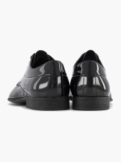 Heren AM SHOE Zwarte Veterschoen Lak